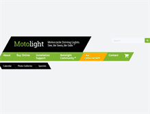 Tablet Screenshot of motolight.com